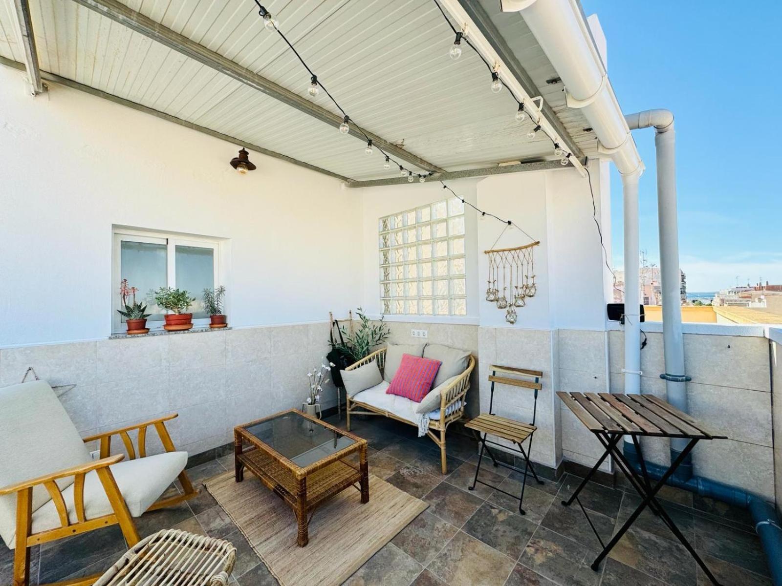 Casa Bonita Avec Roof-Top Santa Pola Eksteriør billede